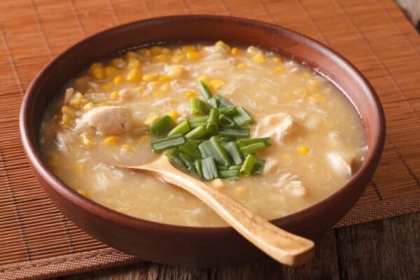 شوربة الذرة بالدجاج